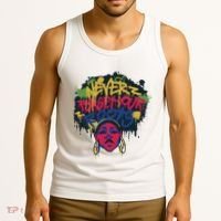 Black History Month Never Forget Your Roots Afro Tank Top thumb 3