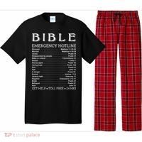 Bible Hotline Numbers Emergency Scripture Gift Pajama Set thumb 0