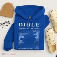 Bible Hotline Numbers Emergency Scripture Gift Hoodie thumb 4