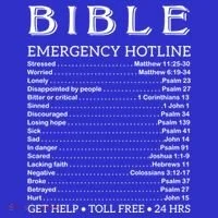 Bible Hotline Numbers Emergency Scripture Gift Tumbler thumb 3