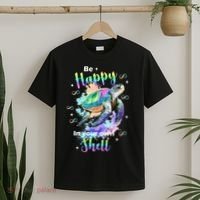 Be Happy On Your Own Colorful Turtle Self Love T-Shirt thumb 2