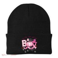 Boo Halloween October Breast Cancer Awareness Beanie thumb 0