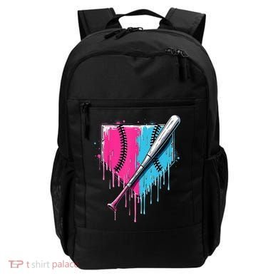 Baseball Home Plate Drip With Sprinkles Drip Ice Cream Bat Backpack