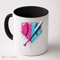 Baseball Home Plate Drip With Sprinkles Drip Ice Cream Bat Coffee Mug thumb 0