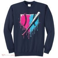 Baseball Home Plate Drip With Sprinkles Drip Ice Cream Bat Sweatshirt thumb 0