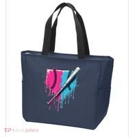 Baseball Home Plate Drip With Sprinkles Drip Ice Cream Bat Tote Bag thumb 3