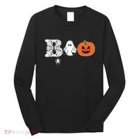 Boo Halloween Pumpkin Festive Long Sleeve Shirt thumb 0