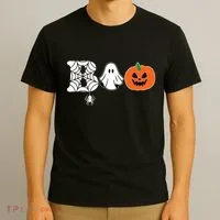 Boo Halloween Pumpkin Festive T-Shirt thumb 3