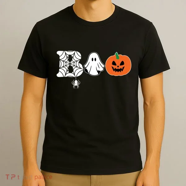 Boo Halloween Pumpkin Festive T-Shirt