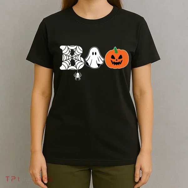 Boo Halloween Pumpkin Festive T-Shirt