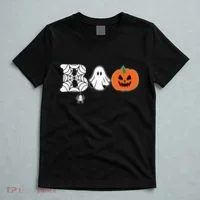 Boo Halloween Pumpkin Festive T-Shirt thumb 5