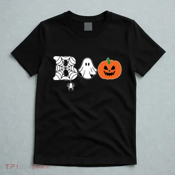 Boo Halloween Pumpkin Festive T-Shirt