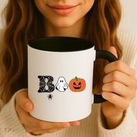 Boo Halloween Pumpkin Festive Coffee Mug thumb 3