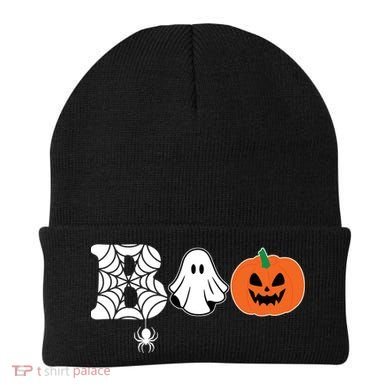 Boo Halloween Pumpkin Festive Beanie