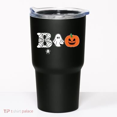 Boo Halloween Pumpkin Festive Tumbler