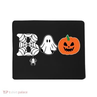 Boo Halloween Pumpkin Festive Mousepad
