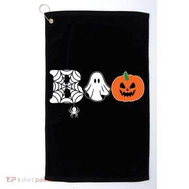 Boo Halloween Pumpkin Festive Golf Towel