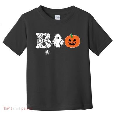 Boo Halloween Pumpkin Festive Toddler T-Shirt