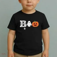 Boo Halloween Pumpkin Festive Toddler T-Shirt thumb 2