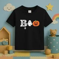 Boo Halloween Pumpkin Festive Toddler T-Shirt thumb 3