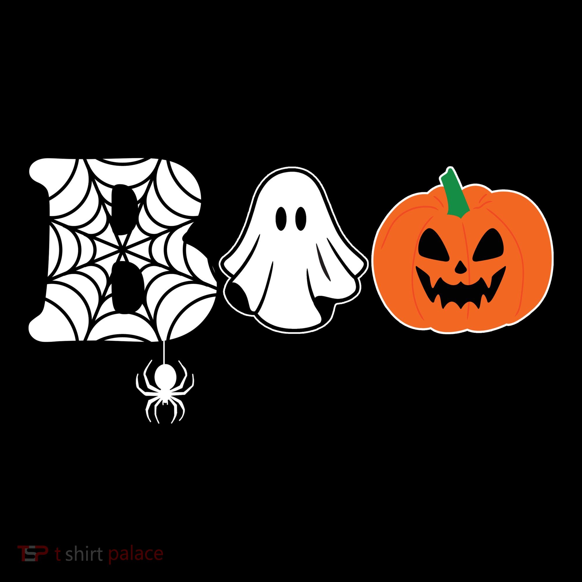 Boo Halloween Pumpkin Festive Toddler T-Shirt