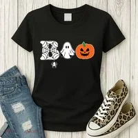 Boo Halloween Pumpkin Festive Women's T-Shirt thumb 3