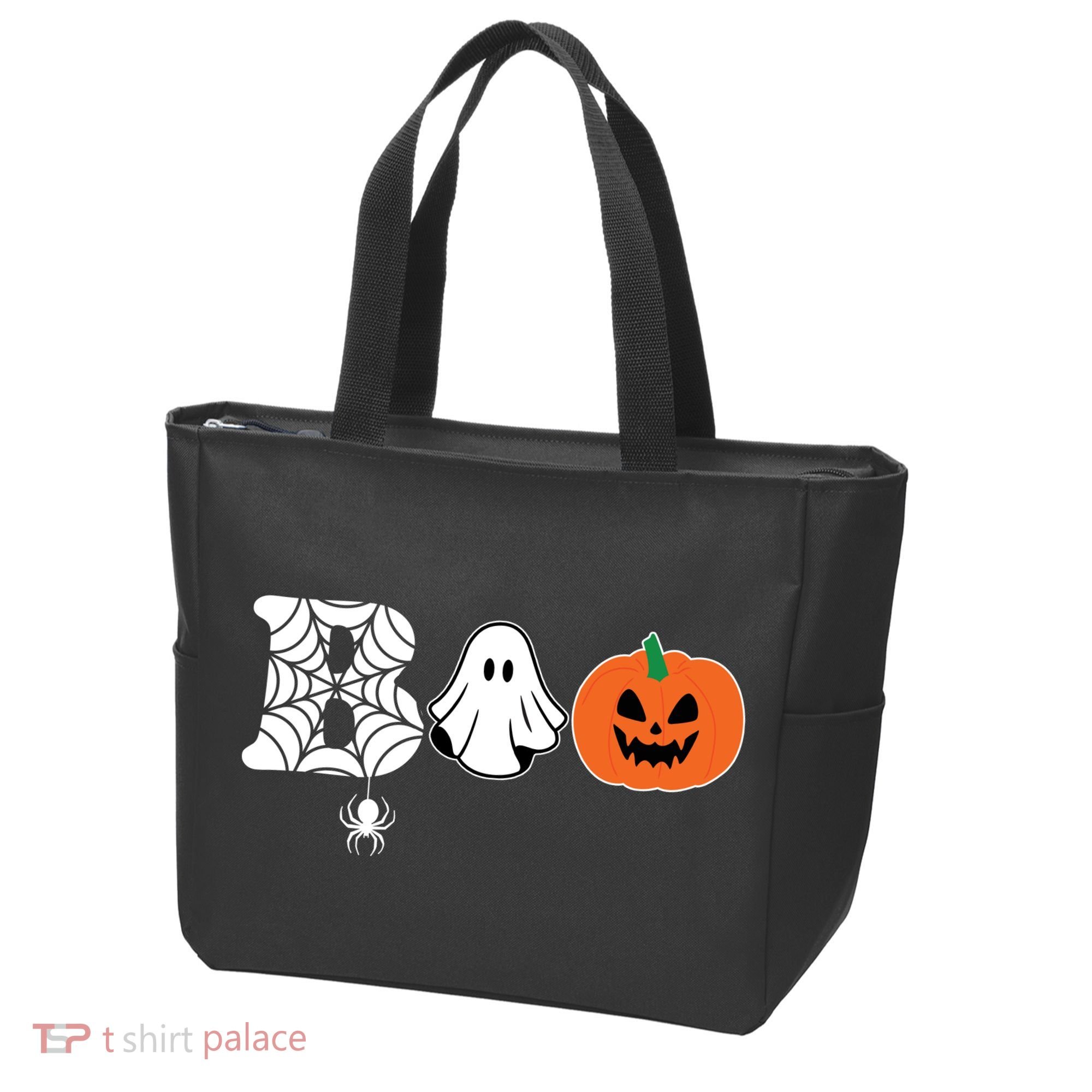 Boo Halloween Pumpkin Festive Tote Bag