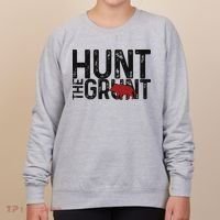 Boar Hog Pig Hunting Hunt The Grunt Funny Hog Hunter Women's Sweatshirt thumb 0
