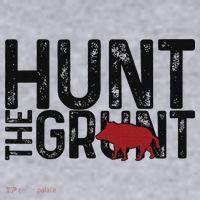 Boar Hog Pig Hunting Hunt The Grunt Funny Hog Hunter Women's Sweatshirt thumb 2