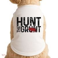 Boar Hog Pig Hunting Hunt The Grunt Funny Hog Hunter Doggie Tank thumb 0