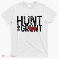 Boar Hog Pig Hunting Hunt The Grunt Funny Hog Hunter T-Shirt thumb 0
