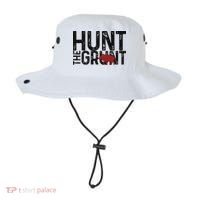 Boar Hog Pig Hunting Hunt The Grunt Funny Hog Hunter Bucket Hat thumb 0