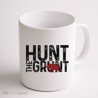 Boar Hog Pig Hunting Hunt The Grunt Funny Hog Hunter Coffee Mug thumb 1