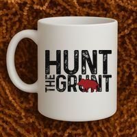Boar Hog Pig Hunting Hunt The Grunt Funny Hog Hunter Coffee Mug thumb 2