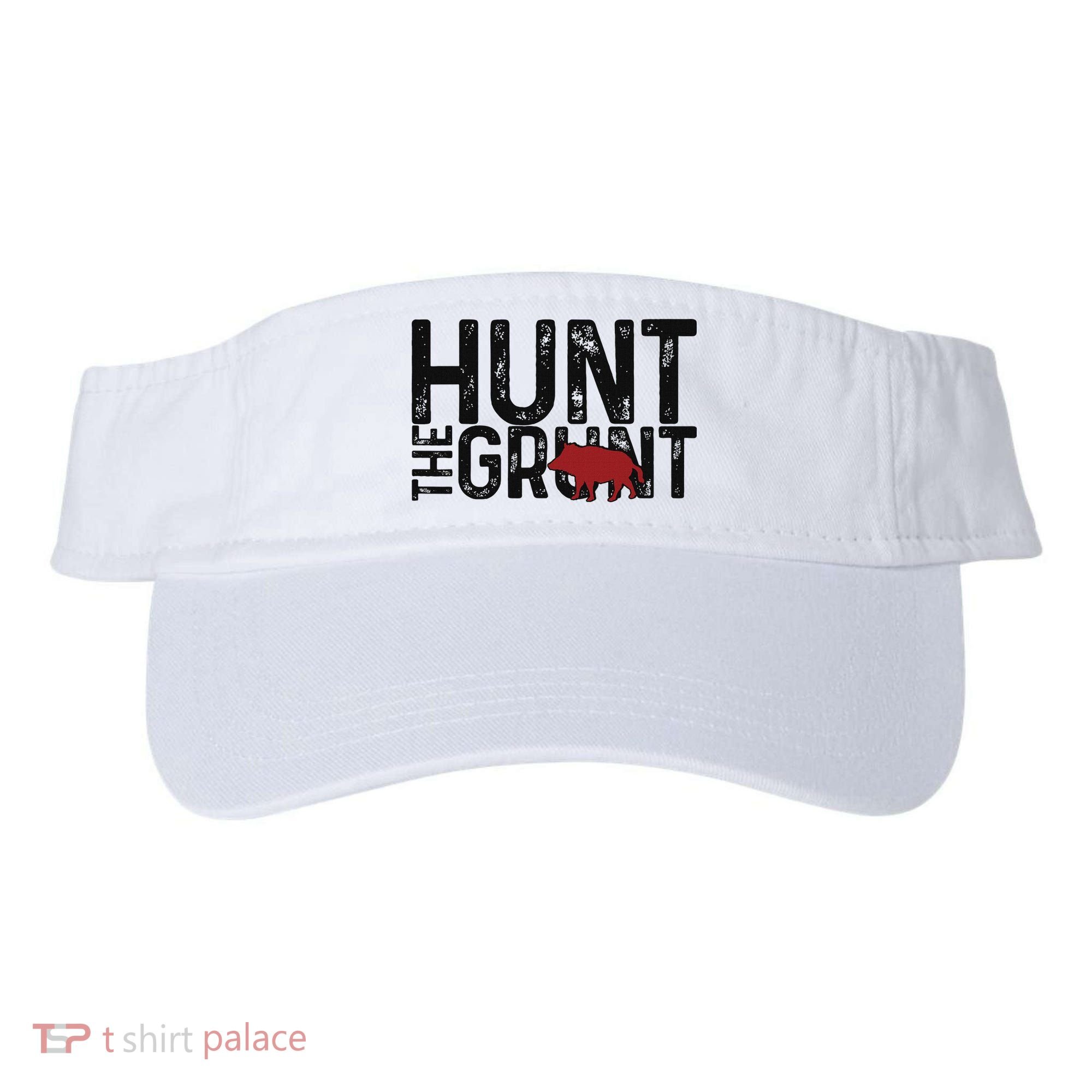 Boar Hog Pig Hunting Hunt The Grunt Funny Hog Hunter Visor