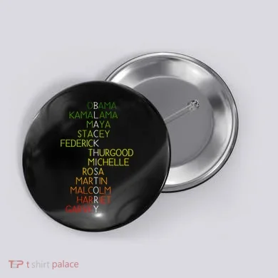 Black History Pride Month Button