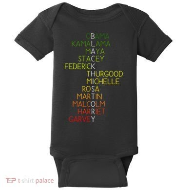 Black History Pride Month Baby Bodysuit