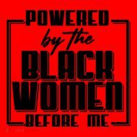 Black History Powered By The Black Women Before Me Santa Hat thumb 1