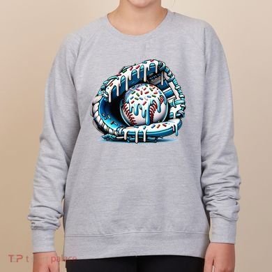 Baseball Home Plate Drip  Women's Sweatshirt