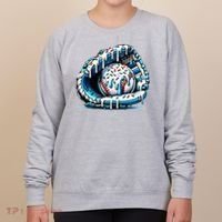 Baseball Home Plate Drip  Women's Sweatshirt thumb 0