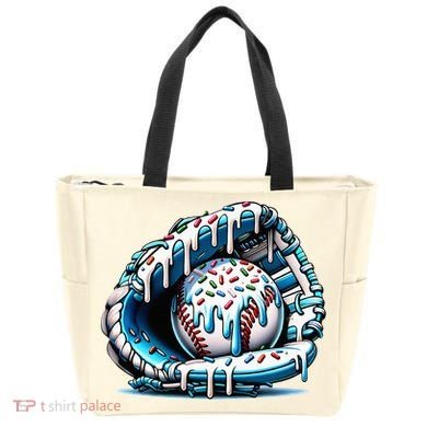 Baseball Home Plate Drip  Tote Bag