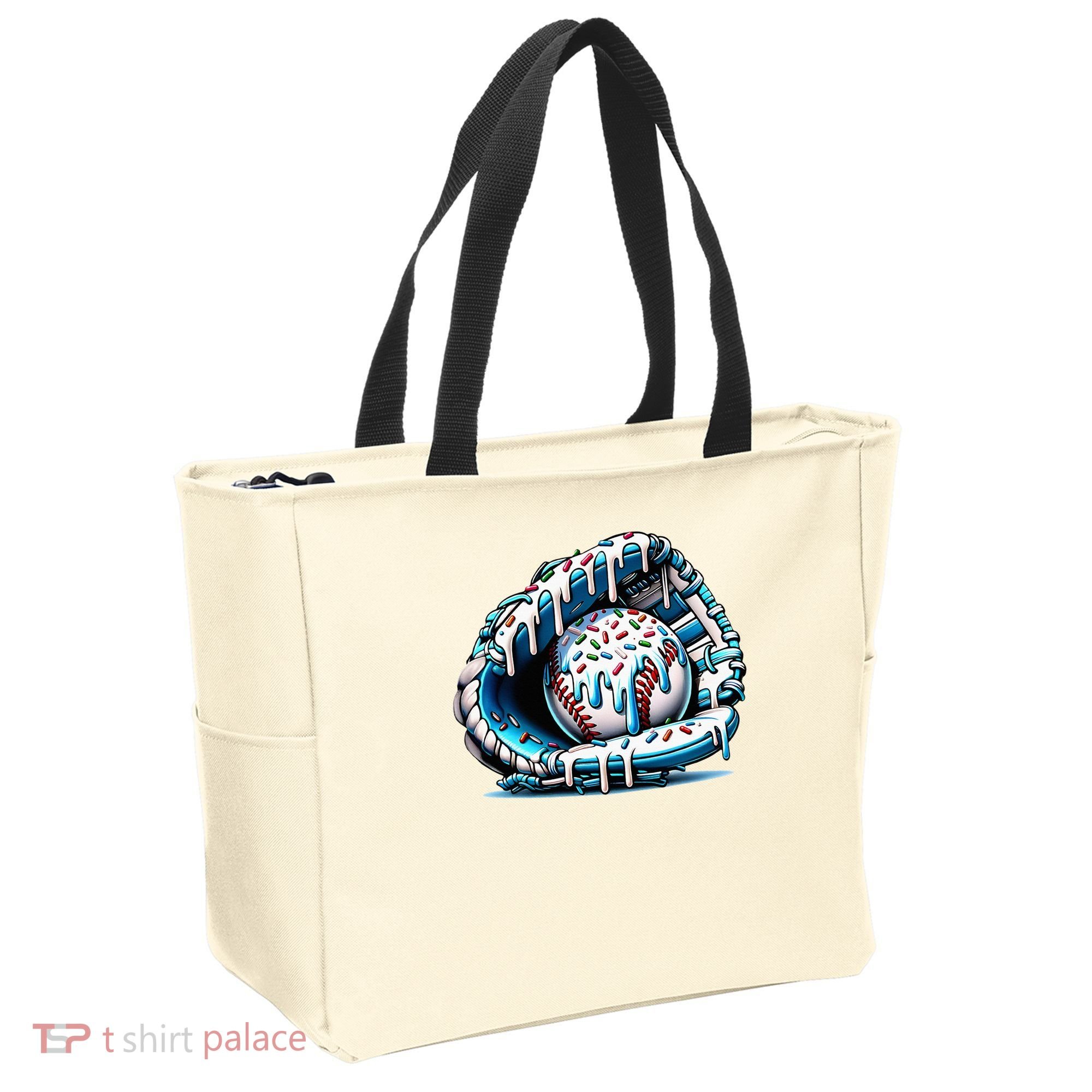 Baseball Home Plate Drip  Tote Bag