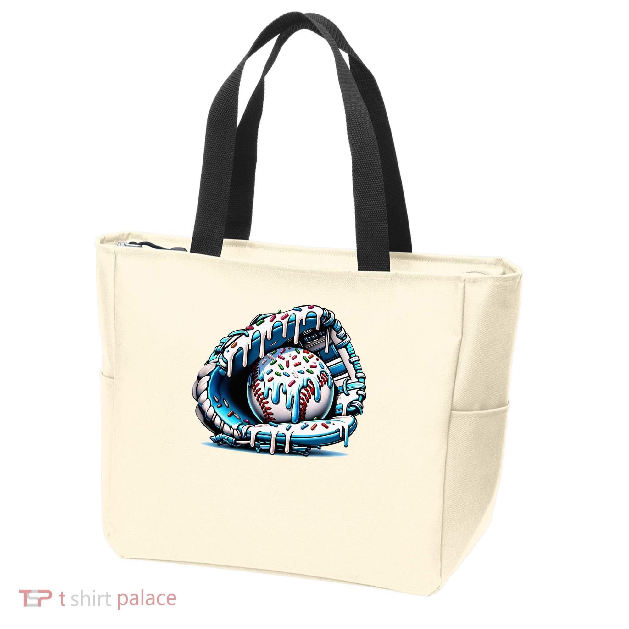 Baseball Home Plate Drip  Tote Bag