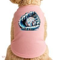 Baseball Home Plate Drip  Doggie Tank thumb 0