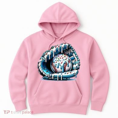 Baseball Home Plate Drip  Hoodie