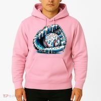 Baseball Home Plate Drip  Hoodie thumb 2