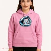 Baseball Home Plate Drip  Hoodie thumb 5