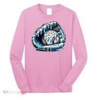 Baseball Home Plate Drip  Long Sleeve Shirt thumb 0
