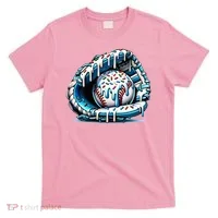 Baseball Home Plate Drip  T-Shirt thumb 0