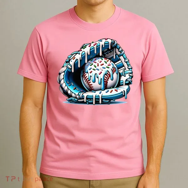 Baseball Home Plate Drip  T-Shirt